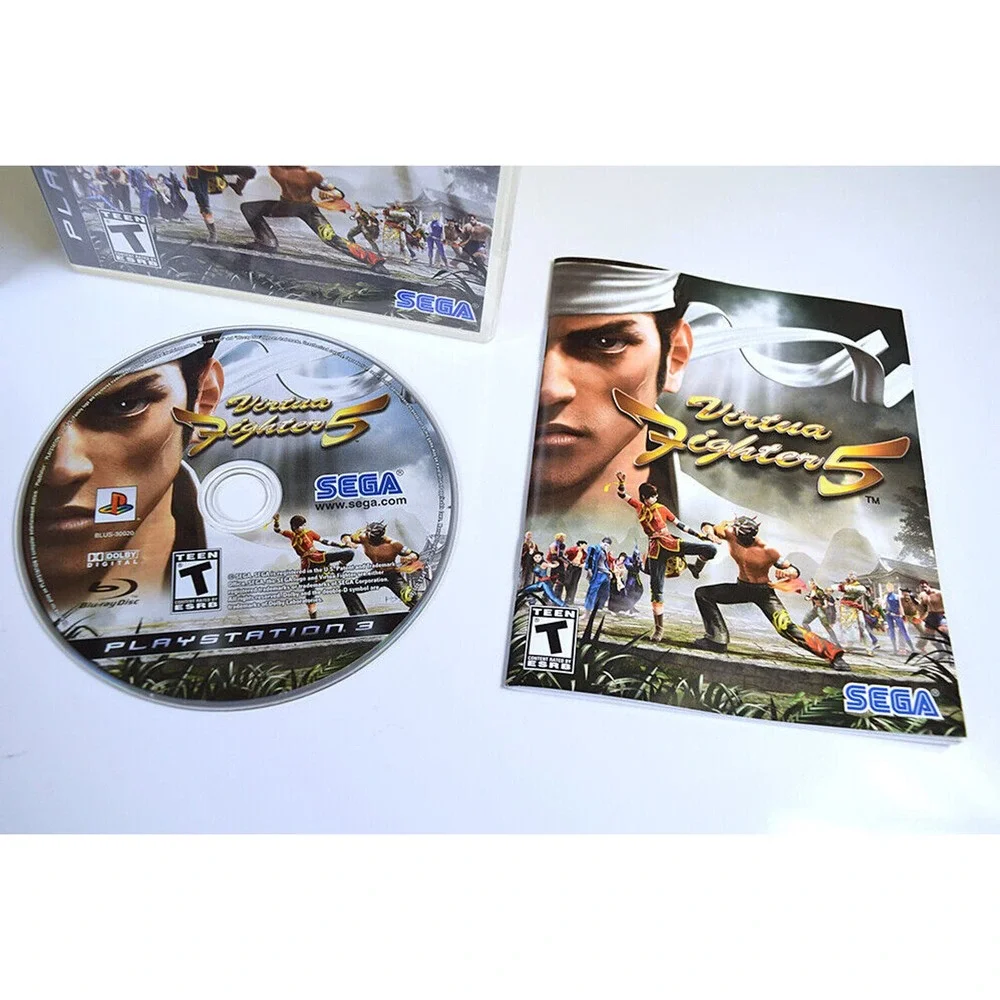 2 Sony PS Playstation 3 Video Games: Virtua Fighter 5/Uncharted Drake's Fortune